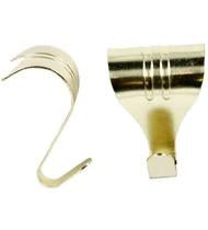 Picture Rail Moulding Hooks - Gold